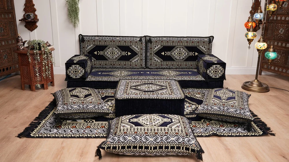 Deep Blue Oriental Majlis