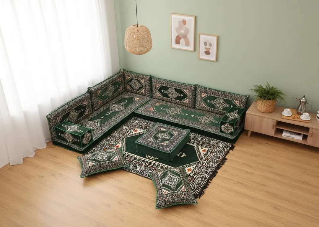Green Arabic Jalsa Seating