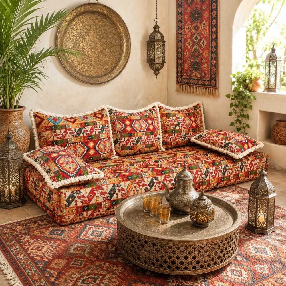 Moroccan Style Floor Sofa